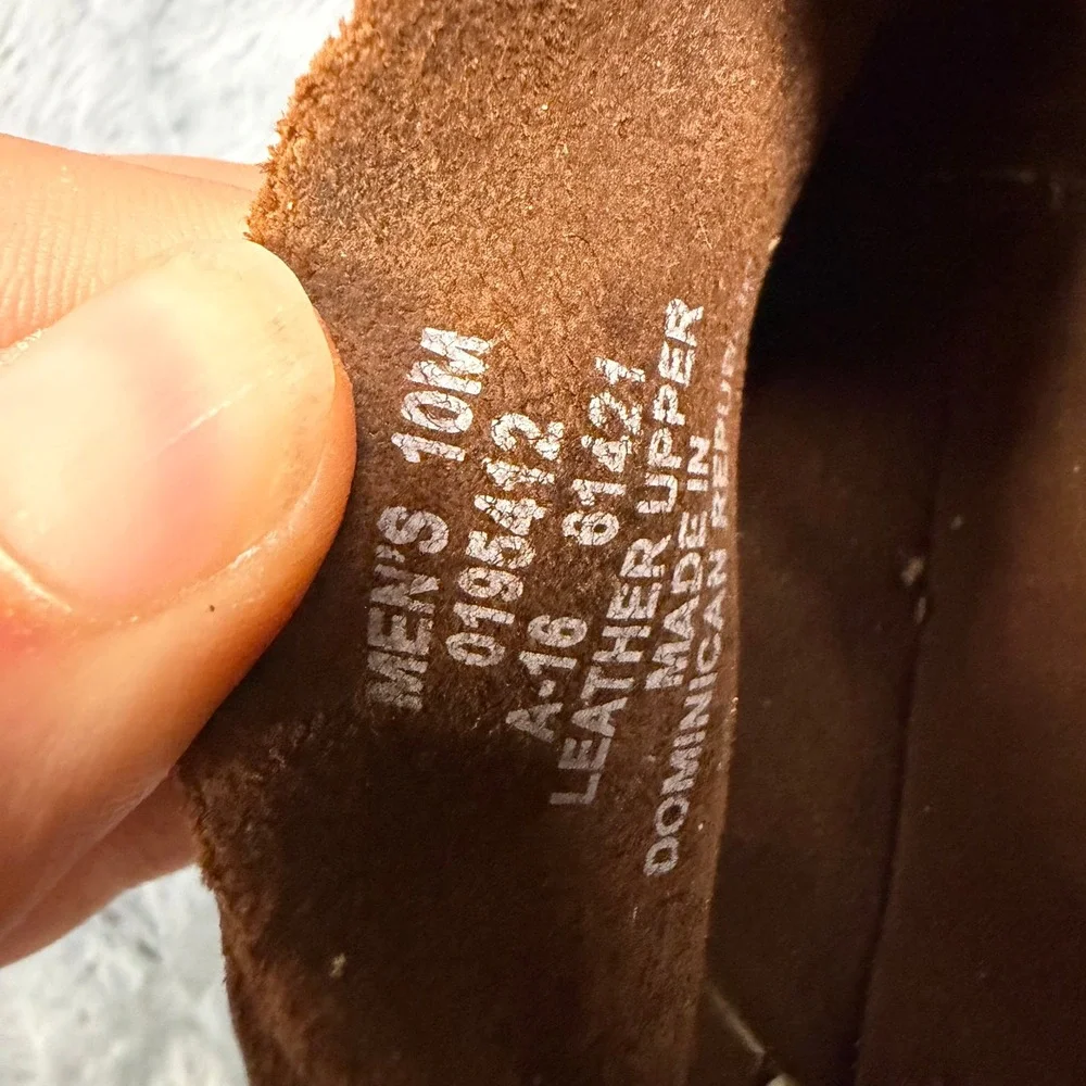 Sperry Top-Sider Boat Shoe Mens 10M Tan Brown Leather 0195412 Authentic Original